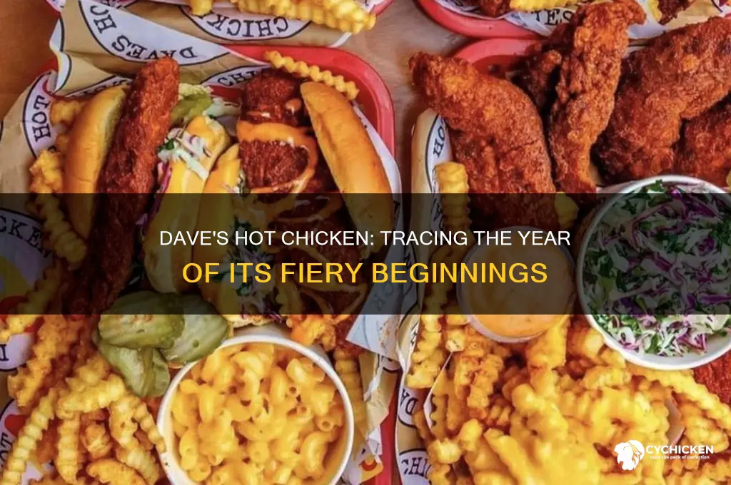 what year did dave