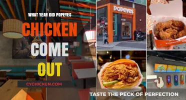 Popeyes Chicken's Debut: Uncovering the Year of Its Launch