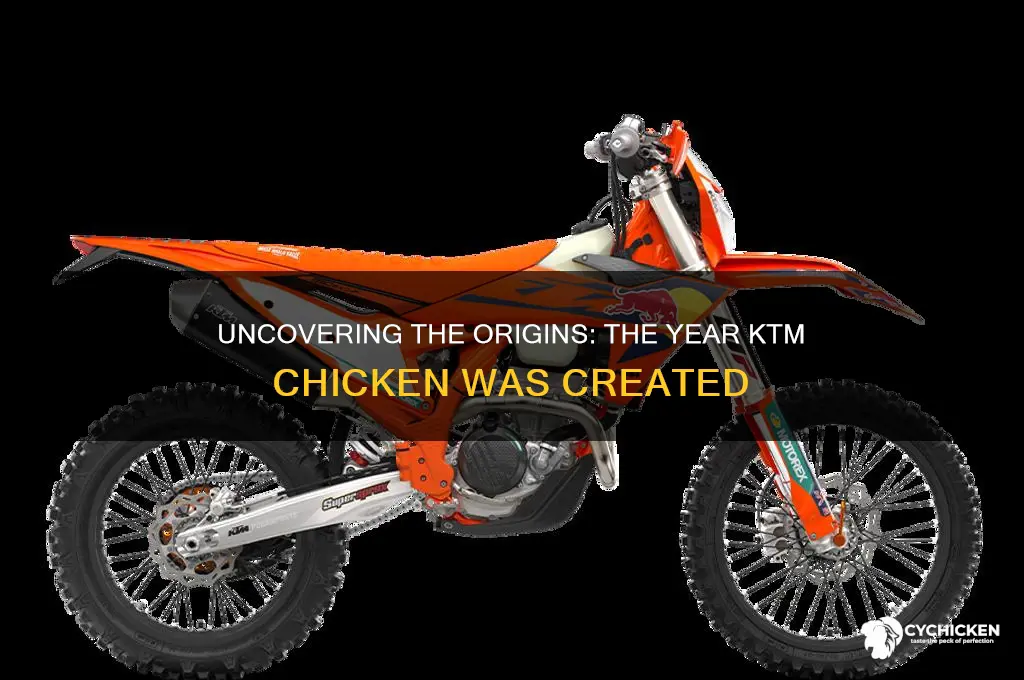 what year was k t m chicken made