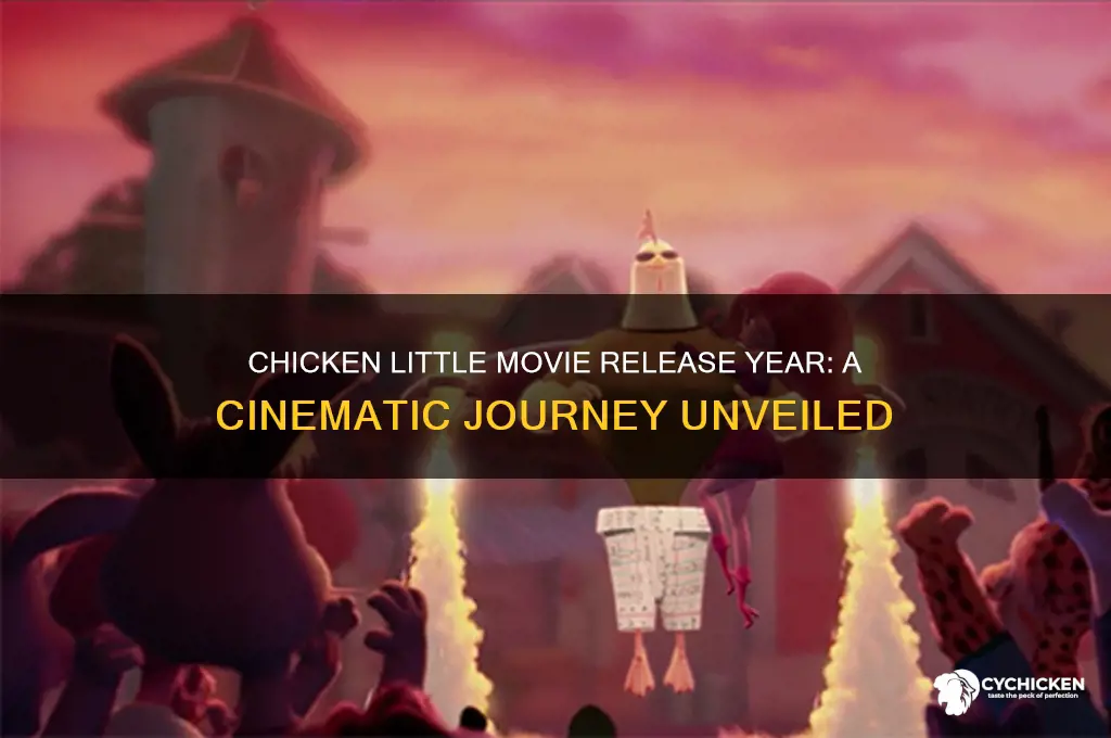 what year was the movie chicken little released