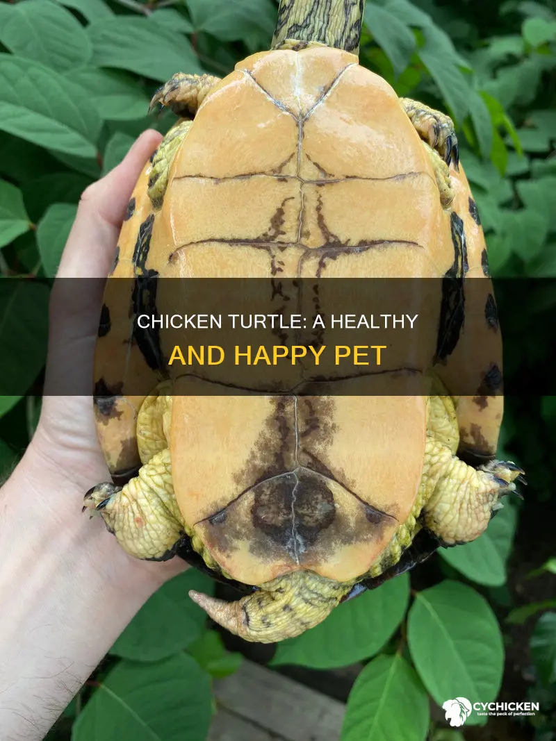 what you have is chicken turtle looking very well