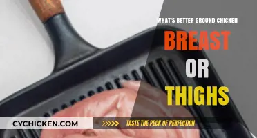 Ground Chicken Breast vs. Thighs: Which is Healthier and Tastier?