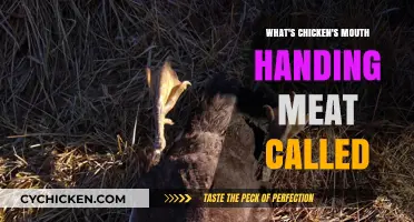 Understanding the Culinary Term for Chicken's Mouth Hanging Meat