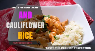 Quick & Healthy Dinner: Chicken and Cauliflower Rice Recipe
