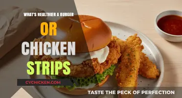 Burger vs. Chicken Strips: Unraveling the Healthier Choice Debate