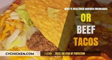 Savoring Health: Chicken Enchiladas vs. Beef Tacos Showdown