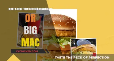 Comparing Chicken McNuggets and Big Macs: Which Fast Food Option is Healthier?