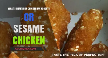 Unveiling the Healthier Choice: Chicken McNuggets vs. Sesame Chicken Showdown