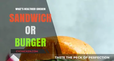 Chicken Sandwich vs. Burger: Which Fast Food Option is Healthier?