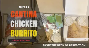 Unveiling the Delicious Ingredients Inside a Cantina Chicken Burrito