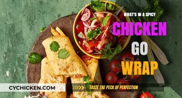 Unveiling the Fiery Flavors Inside a Spicy Chicken Go Wrap