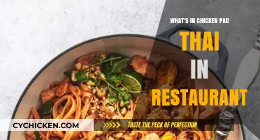 Exploring Restaurant Chicken Pad Thai Ingredients and Authentic Flavors