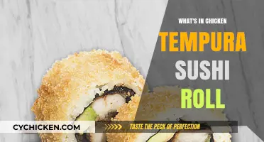 Discover the Crispy Delight Inside Chicken Tempura Sushi Rolls