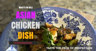Discover the Flavorful Ingredients in Deli Asian Chicken Dish