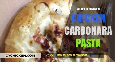 Discover Domino's Chicken Carbonara Pasta Ingredients and Flavor Secrets