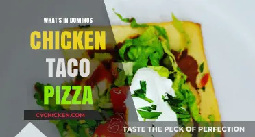 Discover the Delicious Ingredients in Domino's Chicken Taco Pizza