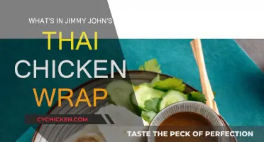 Jimmy John's Thai Chicken Wrap: Spicy, Sweet, and Savory