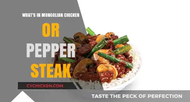 Exploring Mongolian Chicken and Pepper Steak: Ingredients and Flavors Revealed