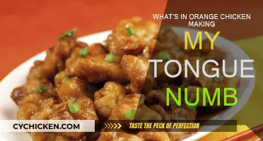 Why Does Orange Chicken Cause Numbness?