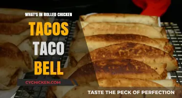 Unrolling the Mystery: Taco Bell's Rolled Chicken Tacos Ingredients Revealed