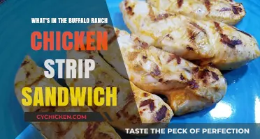 Buffalo Ranch Chicken Strip Sandwich: Ingredients and Flavor Breakdown
