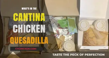 Discover the Delicious Ingredients Inside a Cantina Chicken Quesadilla