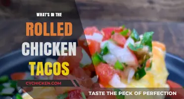 Unrolling the Secrets: Ingredients Inside Rolled Chicken Tacos Revealed