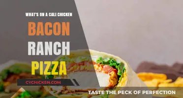 Chicken Bacon Ranch Pizza: California Dreamin