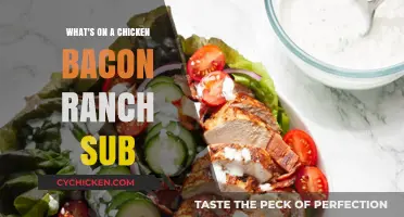 Unveiling the Delicious Layers of a Chicken Bacon Ranch Sub