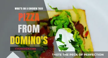 Domino's Chicken Taco Pizza: Spicy, Cheesy, and Delicious!