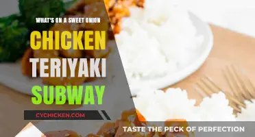 Sweet Onion Chicken Teriyaki: Subway's Signature Sandwich