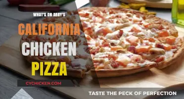 Abby's California Chicken Pizza: Ingredients, Toppings, and Flavors Explained