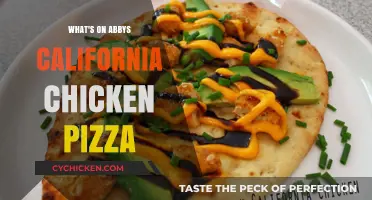 Abby's California Chicken Pizza: Ingredients, Flavors, and Toppings Explained