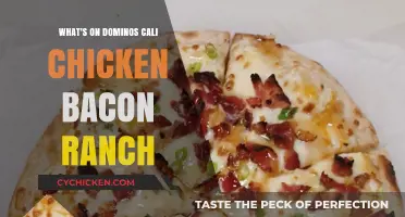 Discover Domino's Cali Chicken Bacon Ranch Pizza Ingredients & Flavors