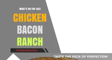 Cali Chicken Bacon Ranch: Ingredients, Flavors, and Toppings Explained