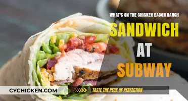 Subway's Chicken Bacon Ranch Sandwich: Ingredients and Flavor Breakdown