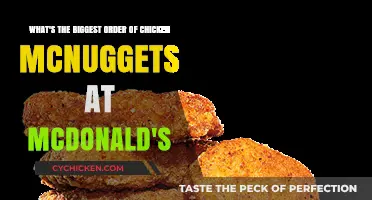 McDonald's Chicken McNuggets: The Largest Order