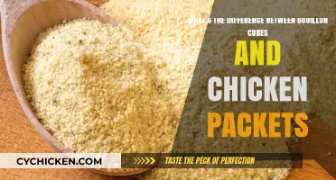 Bouillon Cubes vs. Chicken Packets: What's the Difference?