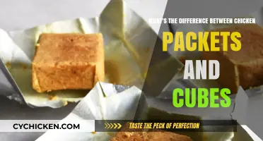 Chicken Packets vs Cubes: What's the Difference?