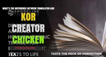 Chicken Kor Creator vs Translator: What's the Difference?