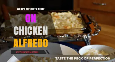 Unveiling the Mystery: What's the Green Stuff on Chicken Alfredo?
