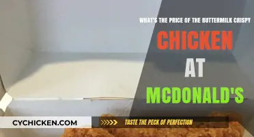 McDonald's Buttermilk Chicken: How Much Does it Cost?