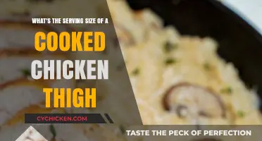 Perfect Portion: Understanding the Serving Size of Cooked Chicken Thigh