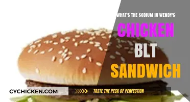 Wendy's Chicken BLT Sandwich Sodium Content: A Nutritional Breakdown