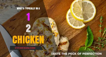 Unveiling the Contents: What's Inside a 1/2 Chicken Portion?