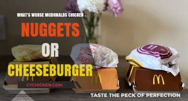McDonald's Showdown: Are Chicken Nuggets or Cheeseburgers the Unhealthier Choice?