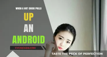 Hot Chick, Android in Hand: Unveiling the Unexpected Tech Moment