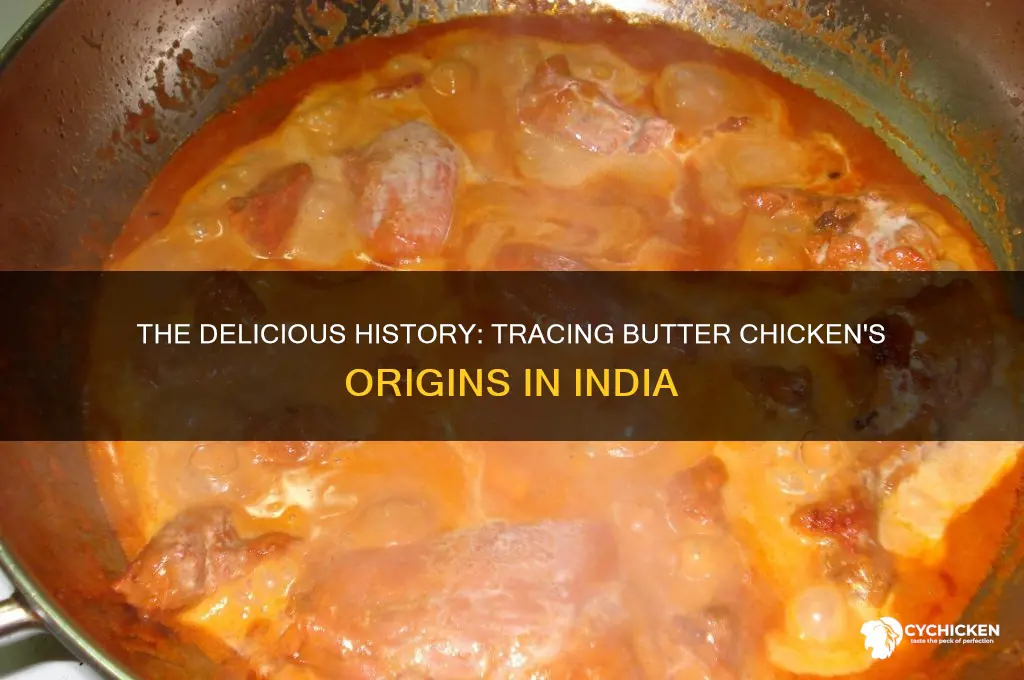 when and where did butter chicken originate