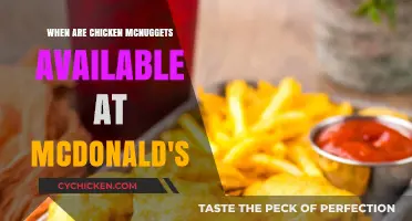 When Can You Enjoy Chicken McNuggets at McDonald's?