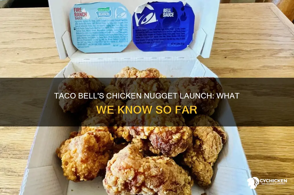 when are chicken nuggets coming to taco bell